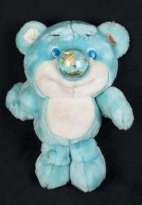 Playskool Nosy Bears Blue Bear with Planet Star Vtg 87s